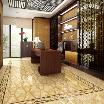 factory price lobby decorative ceramic floor tile with flower design